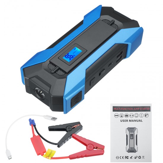 A11 Display True 10000mah Portable Car Jump Starter Emergency Power Bank Emergency Charger Battery