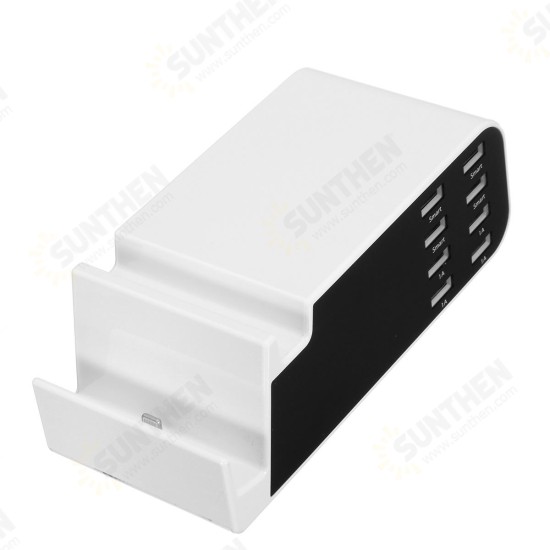 AC100-240V 8 Ports USB Charger Desktop Charger Phone Holder Charging Station AC100-240V 8 Ports USB Charger Desktop Charger Phone Holder Charging Station