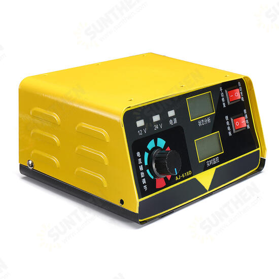 AJ-618D 12V/24V 260W Car Motorcycle Battery Charger Intelligent Lead Acid Pulse Repair Starter