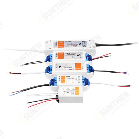 DC 12V 18/28/48/72/100W LED Panel Light Lamp Driver Electronic Transformer Power Supply