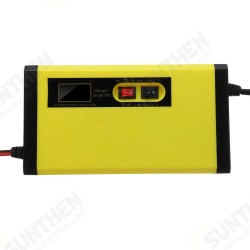 DC 12V 8A Pulse Repair Battery Charger For Car Motorcycle AGM GEL WET Lead Acid Battery LCD