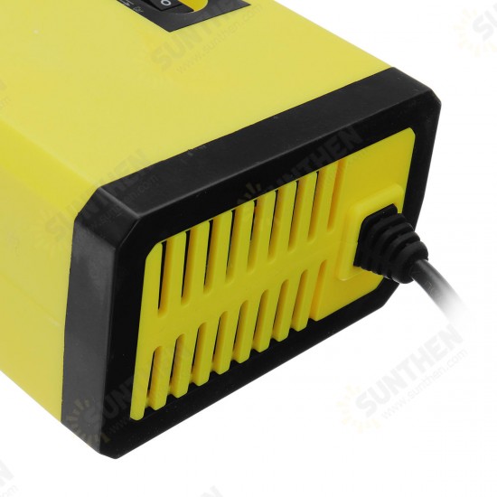 DC 12V 8A Pulse Repair Battery Charger For Car Motorcycle AGM GEL WET Lead Acid Battery LCD