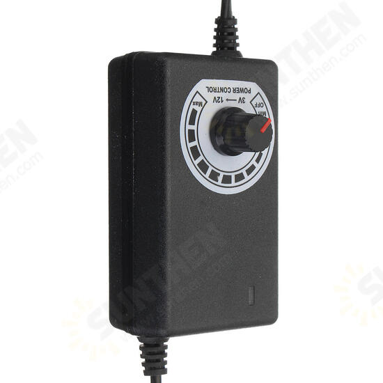 DC 3-12V 2A 24W Adjustable AC/DC Adapter Power Supply Switching Motor Speed Controller