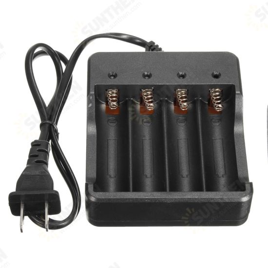 DC 4.2V 1200mA Smart Charger 4 Slots Fast Charging For 18650 Li-ion Battery