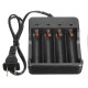 DC 4.2V 1200mA Smart Charger 4 Slots Fast Charging For 18650 Li-ion Battery