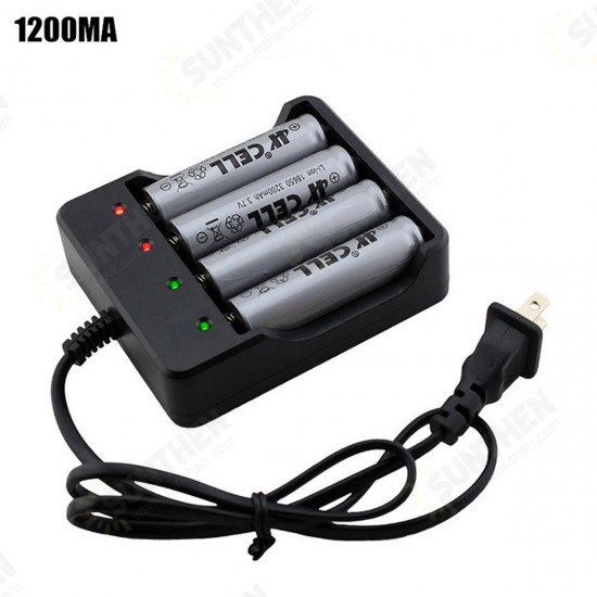 DC 4.2V 1200mA Smart Charger 4 Slots Fast Charging For 18650 Li-ion Battery DC 4.2V 1200mA Smart Charger 4 Slots Fast Charging For 18650 Li-ion Battery