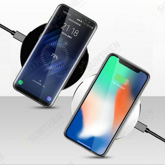 DC 5V 10W Qi Wireless Fast Charger Slim Charging Pad Mat For iPhone X 8/8Plus Original