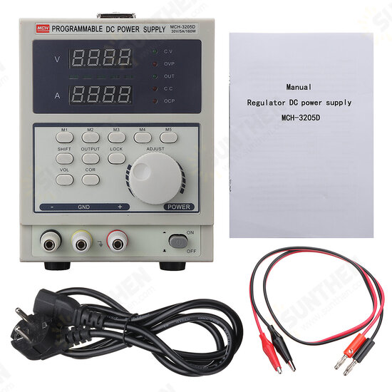 DC32V 5A 110V/220V Programmable Regulator DC Power Supply Digital Display DC32V 5A 110V/220V Programmable Regulator DC Power Supply Digital Display