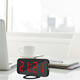 Digital LED Mirror Large Display Alarm Clock Snooze Function Dual USB Charger Digital LED Mirror Large Display Alarm Clock Snooze Function Dual USB Charger