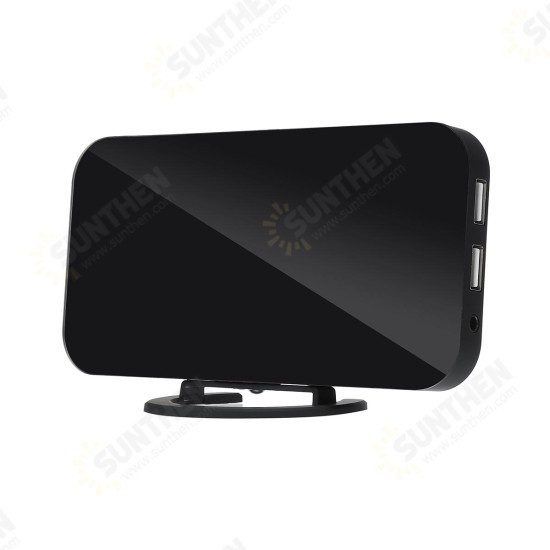 Digital LED Mirror Large Display Alarm Clock Snooze Function Dual USB Charger Digital LED Mirror Large Display Alarm Clock Snooze Function Dual USB Charger