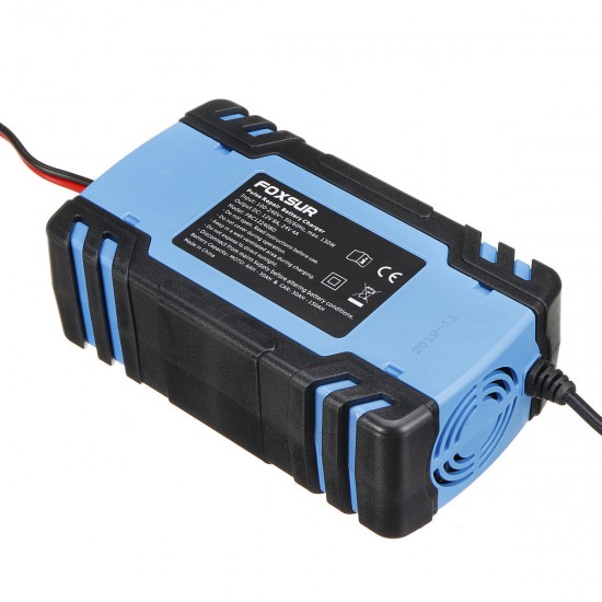 Display Battery Charger 12V 8A/24V 4A Automotive Smart Battery Maintainer for Car Truck Motorcycle Multi-function Repair Car Charger