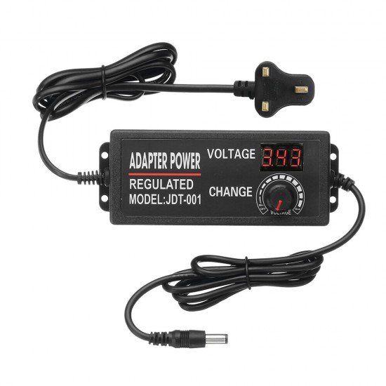 3-12V 5A 60W AC/DC Adapter Switching Power Supply Regulated Power Adapter Display