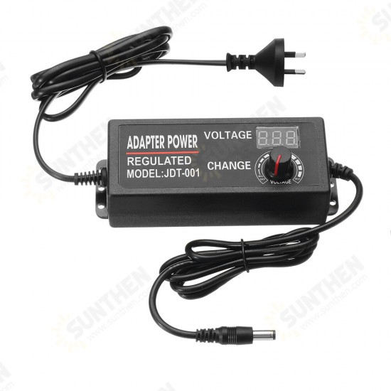 3-12V 5A 60W AC/DC Adapter Switching Power Supply Regulated Power Adapter Display