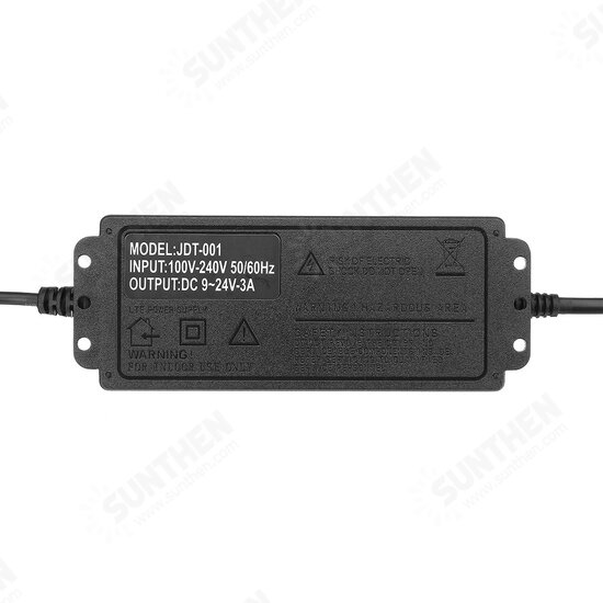 9-24V 3A 72W AC/DC Adapter Switching Power Supply Regulated Power Adapter Supply Display