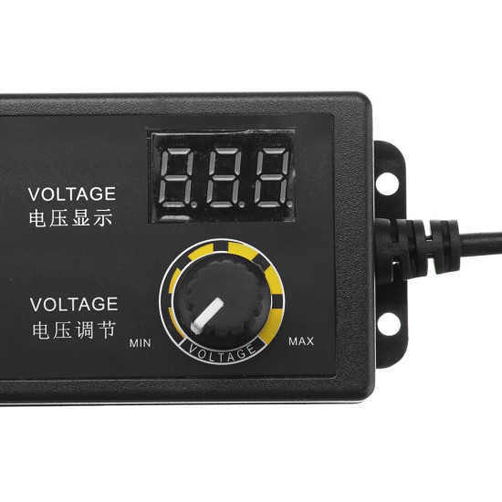 KJS-1509 3-12V 5A Power Adapter Adjustable Voltage Adapter LED Display Switching Power Supply