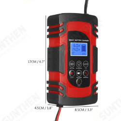 Smart Automatic 12V/24V 8A Car Battery Charger Motorcycle Repair Pulse Repair Activation Smart Automatic 12V/24V 8A Car Battery Charger Motorcycle Repair Pulse Repair Activation