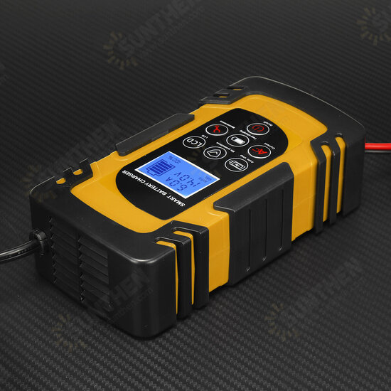 Smart Automatic 12V/24V 8A Car Battery Charger Motorcycle Repair Pulse Repair Activation