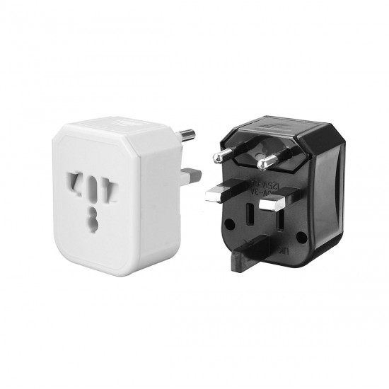 Travel Adapter Universal Power Adapter with 2 USB Ports Wall Charger AC Power Plug