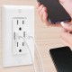 US Wall Socket 2 USB Outlets 2.4A/3.1A/4.2A Charger Socket Wall Socket Panel Switch