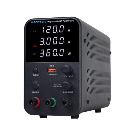 WPS1203H 120V 3A Adjustable DC Power Supply Programmable 110/220V 4 Digits LED Display Switching Regulated Power Supply