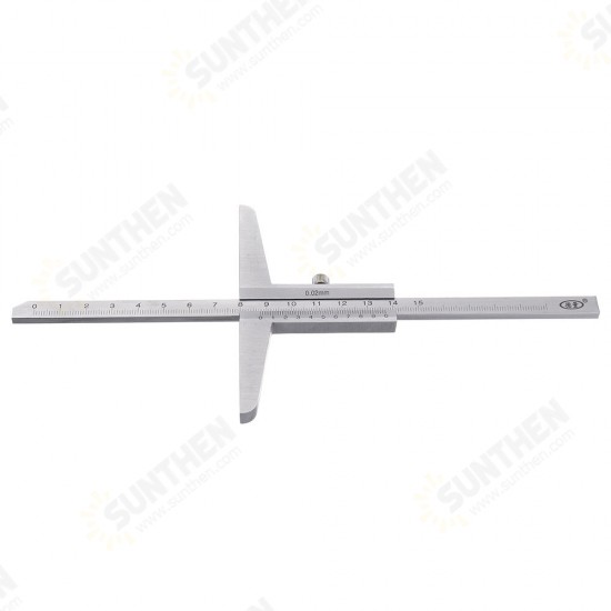 0-150/0-200/0-300mm Vernier Depth Gauge Woodworking Depth Measuring Tool