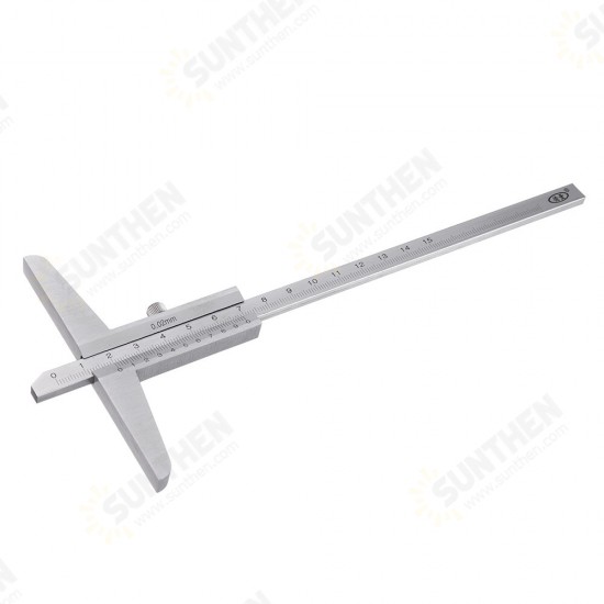 0-150/0-200/0-300mm Vernier Depth Gauge Woodworking Depth Measuring Tool