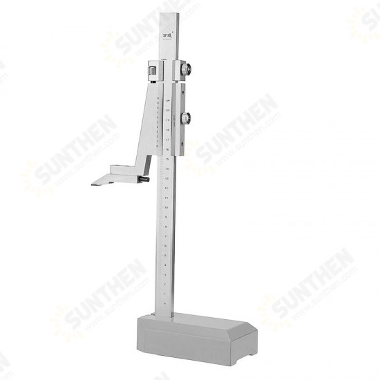 0-200mm/0-300mm Range Steel Vernier Height Gauge with Stand Measure Ruler Tools