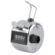 0-9999 Metal Manual Counting Device Four-Digit Counter Hand Tally Counters with Mechanical Button Display Measuring Tool