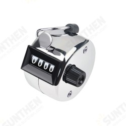 0-9999 Metal Manual Counting Device Four-Digit Counter Hand Tally Counters with Mechanical Button Display Measuring Tool 0-9999 Metal Manual Counting Device Four-Digit Counter Hand Tally Counters with Mechanical Button Display Measuring Tool