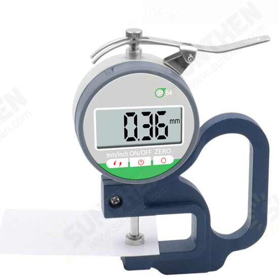 0.01mm 0.001mm Digital Thickness Gauge Meter Touch Screen Electronic Micrometer Microns Tester Measuring Instrument