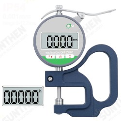 0.01mm 0.001mm Digital Thickness Gauge Meter Touch Screen Electronic Micrometer Microns Tester Measuring Instrument 0.01mm 0.001mm Digital Thickness Gauge Meter Touch Screen Electronic Micrometer Microns Tester Measuring Instrument