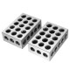 1-2-3inch Blocks with Screw Spanner Parallel Clamping Block Set 23 Holes 25-50-75mm Block Measuring Tools