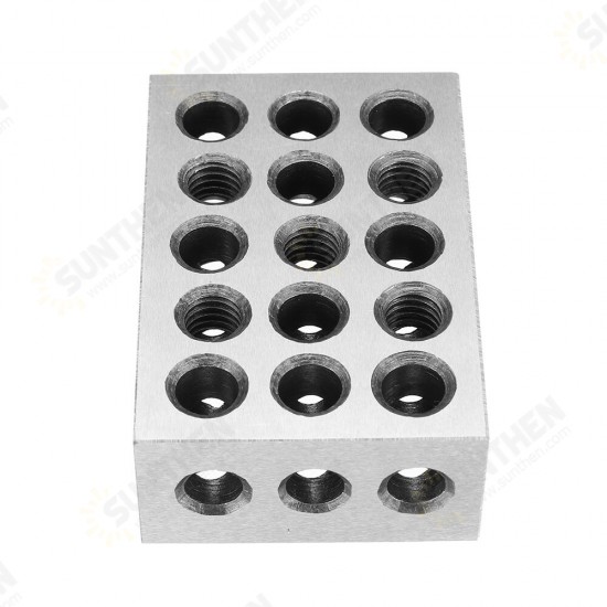 1-2-3inch Blocks with Screw Spanner Parallel Clamping Block Set 23 Holes 25-50-75mm Block Measuring Tools