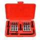 1-2-3inch Blocks with Screw Spanner Parallel Clamping Block Set 23 Holes 25-50-75mm Block Measuring Tools