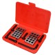 1-2-3inch Blocks with Screw Spanner Parallel Clamping Block Set 23 Holes 25-50-75mm Block Measuring Tools