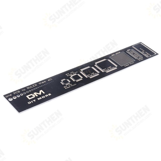 15/25cm PCB Ruler Measuring Tool Resistor Capacitor Chip IC Electronic Straight Scale Engineering Ruler