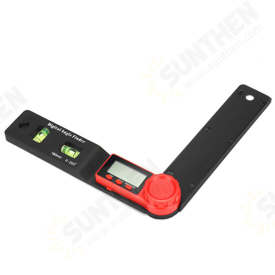 2 In 1 Digital Meter Angle Spirit Level Angle Ruler Protractor Woodworking Square Vernier Digital Caliper