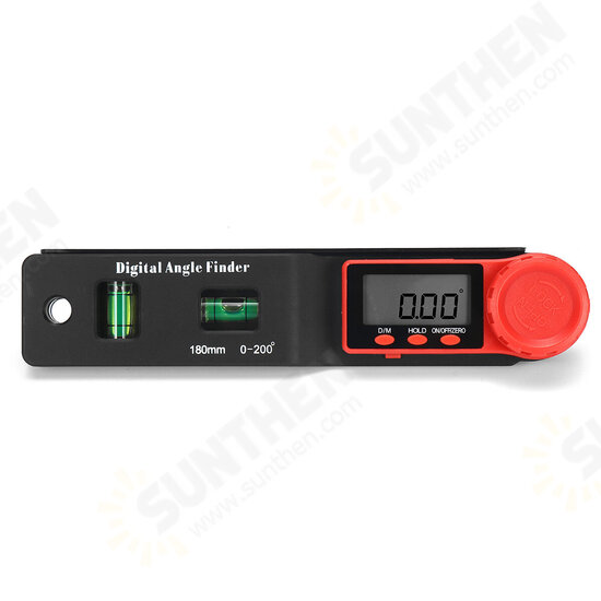 2 In 1 Digital Meter Angle Spirit Level Angle Ruler Protractor Woodworking Square Vernier Digital Caliper