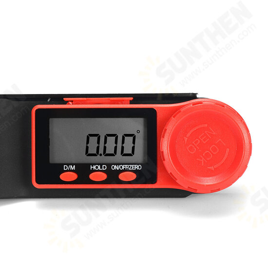 2 In 1 Digital Meter Angle Spirit Level Angle Ruler Protractor Woodworking Square Vernier Digital Caliper