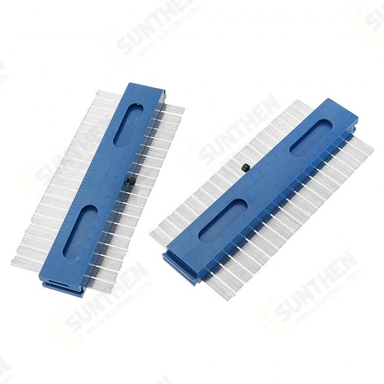 2 in 1 2x200mm Contour Gauge Profiles Copy Gauge Duplicator Wood Marking Tool Tiling Laminate Tiles Tools