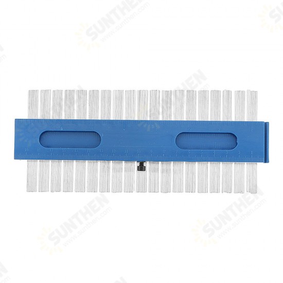 2 in 1 2x200mm Contour Gauge Profiles Copy Gauge Duplicator Wood Marking Tool Tiling Laminate Tiles Tools