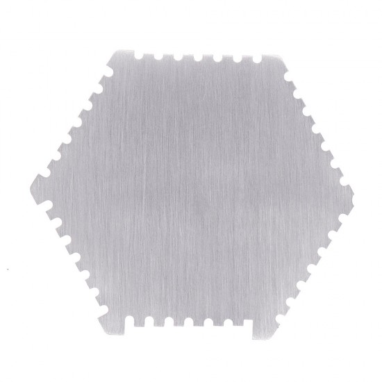 25-3000um High-Precision Stainless Steel Gauge Hexagon Wet Film Comb Paint Wet Film Thickness Gauge