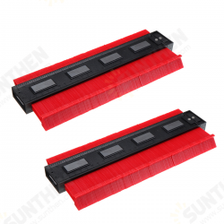 2PC 10 Inch Magnetic Metric and Imperial Contour Profile Gauge Shape Woodworking Tool 2PC 10 Inch Magnetic Metric and Imperial Contour Profile Gauge Shape Woodworking Tool