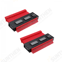 2PC 5 Inch Magnetic Metric and Imperial Contour Profile Gauge Shape Woodworking Tool 2PC 5 Inch Magnetic Metric and Imperial Contour Profile Gauge Shape Woodworking Tool