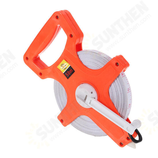 30M/50M/100M ABS Shelf Open Reel Portable Plastic Tape Woodworking Measuring Ruler Tools