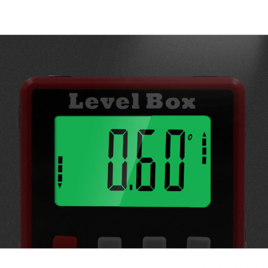57x57x30mm Backlight 0.1° 4x90° Degree Large LCD Digital Protractor Inclinometer Magnetic Electronic Angle Level Box
