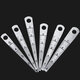 6pcs 0-7mm Taper Feeler Gauge Tapered Ruler Aperture Scale Wedge Feeler Hole Gauge