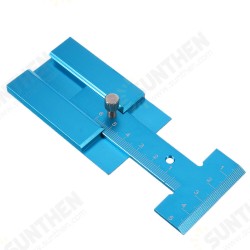Aluminum Alloy Height Ruler Depth Gauge Woodworking Depth Measuring Ruler for Table Saw Aluminum Alloy Height Ruler Depth Gauge Woodworking Depth Measuring Ruler for Table Saw