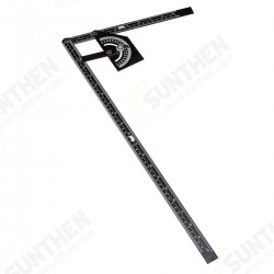 Angle Ruler Angle Protractor Stainless Steel 180° Angle Finder Measure Ruler Gauge Tool 230x500mm Angle Ruler Angle Protractor Stainless Steel 180° Angle Finder Measure Ruler Gauge Tool 230x500mm