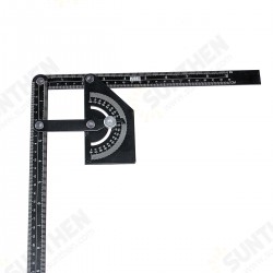 Angle Ruler Angle Protractor Stainless Steel 180° Angle Finder Measure Ruler Gauge Tool 230x500mm Angle Ruler Angle Protractor Stainless Steel 180° Angle Finder Measure Ruler Gauge Tool 230x500mm